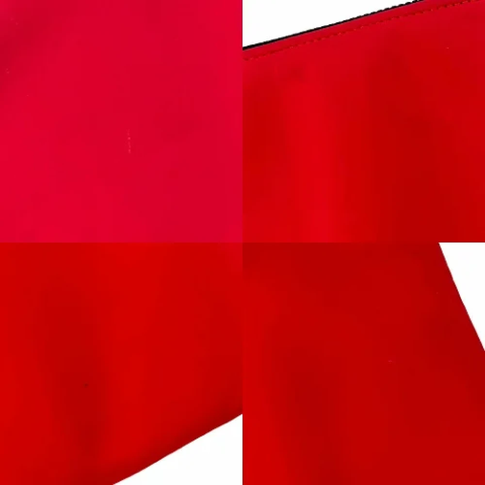 Hermès Vintage Pre-owned Plastic clutches Red Dames