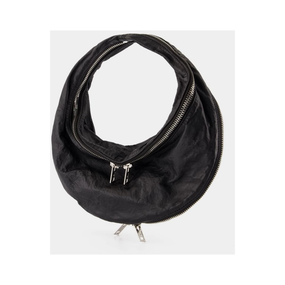 alexander wang Zwarte leren handtas met handvat Black Dames