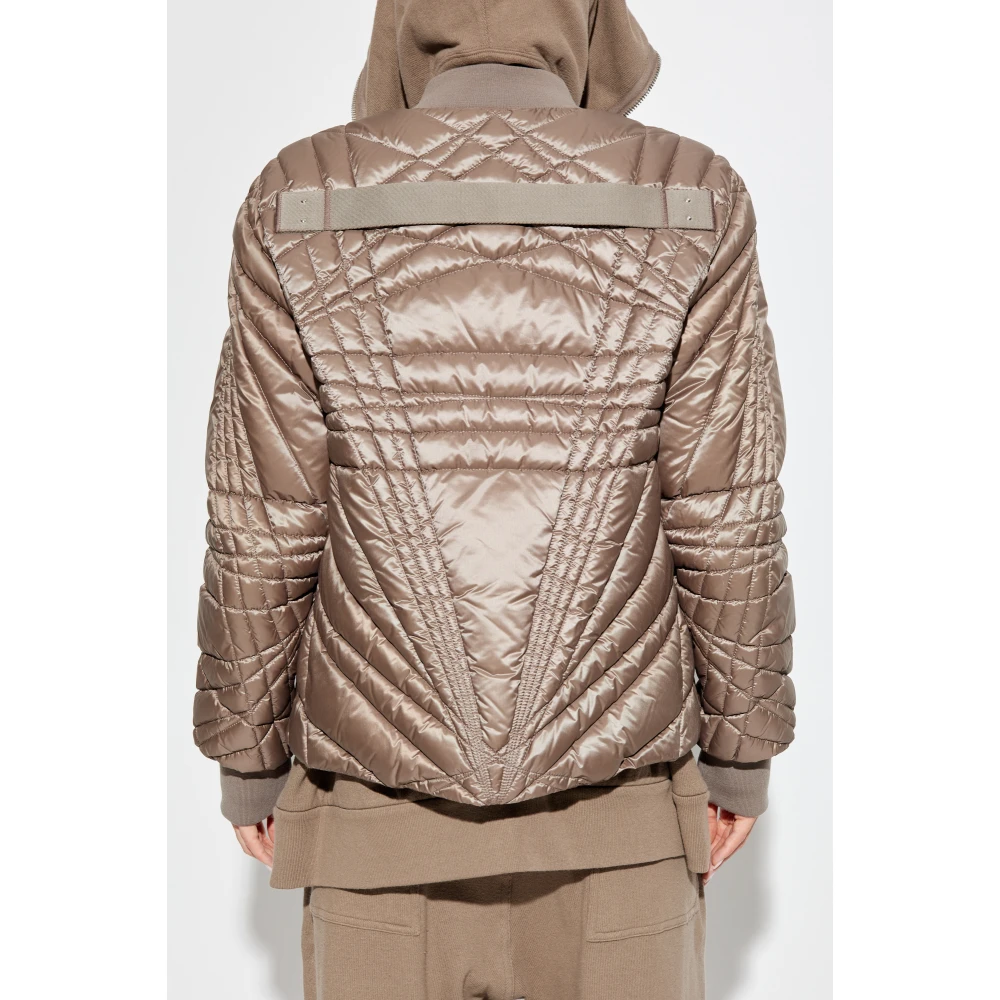 Rick Owens Megapenta Flight Down Bomber Jacket Brown Unisex