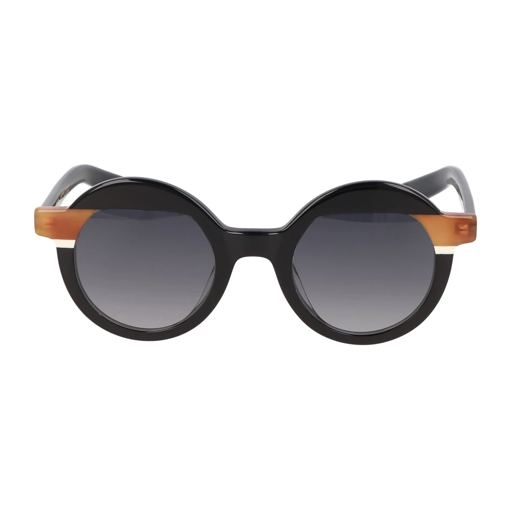 Kaleos Runda acetat solglasögon Pollitt Black, Unisex