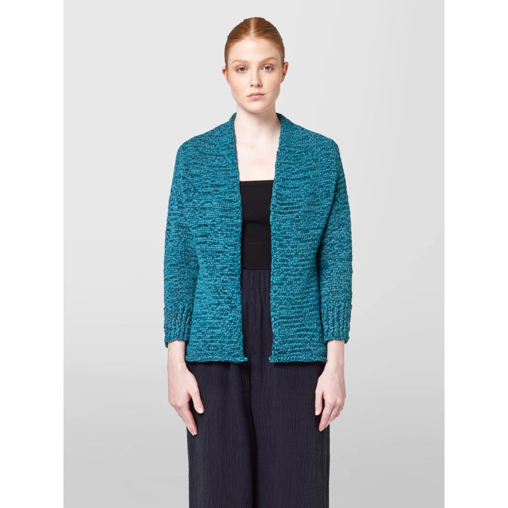Alpha Studio Stijlvolle Cardigan voor Vrouwen Green Dames