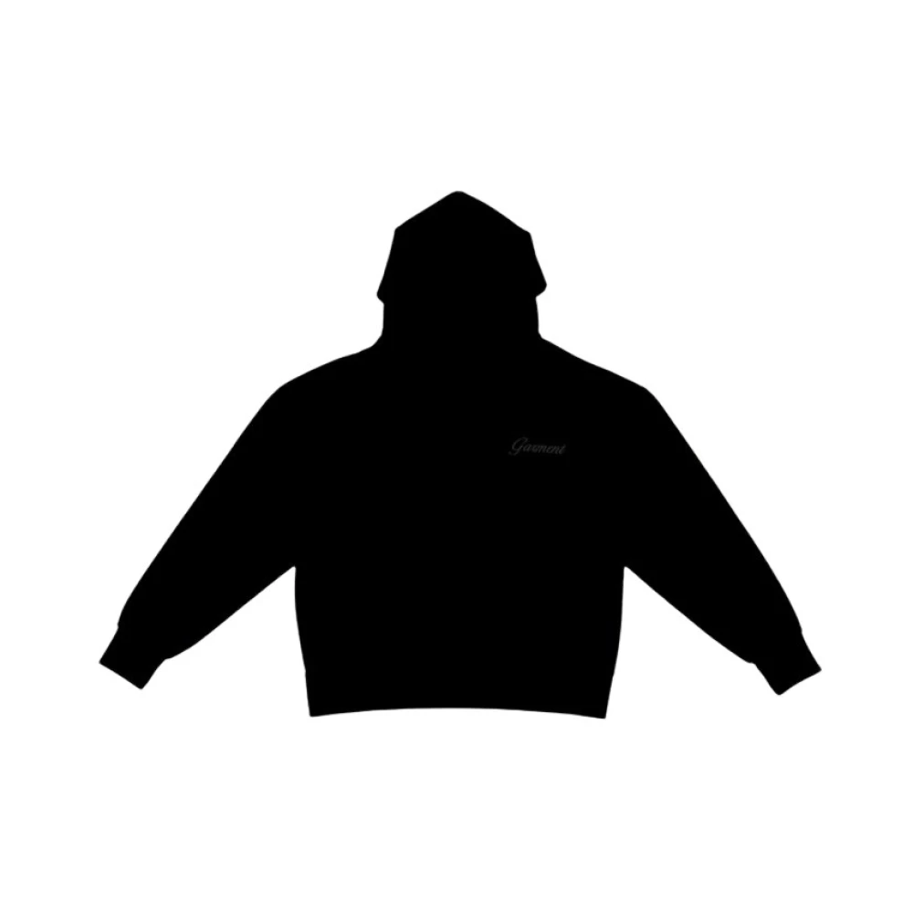 Garment Workshop Chaos Black Geborduurde Hoodie Black Heren
