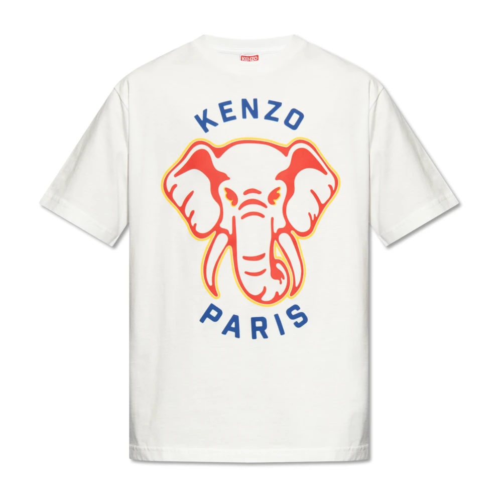 Kenzo Olifantklasse T-shirt White Heren