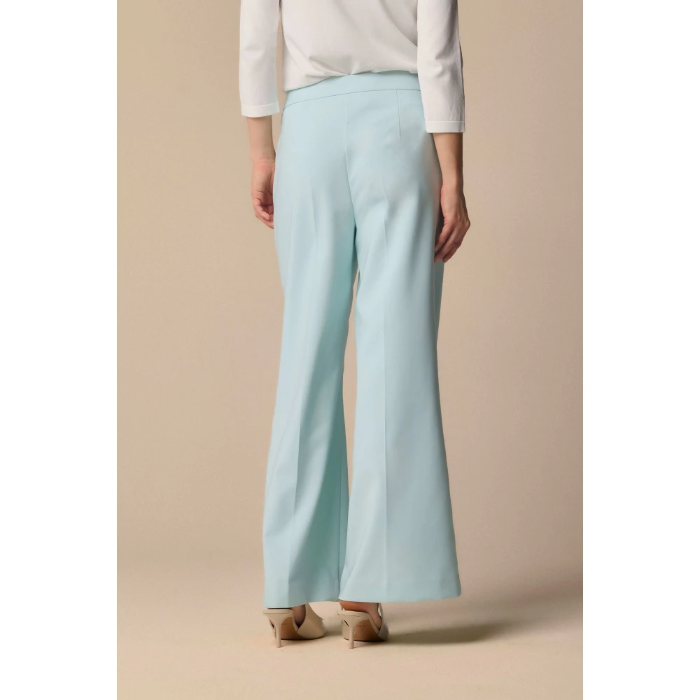 Kocca Stijlvolle Wijde Broek Blue Dames