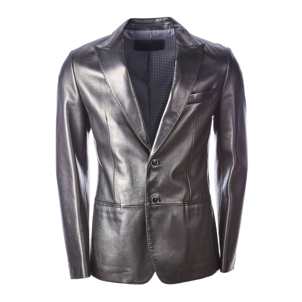 Blazer in pelle uomo best sale