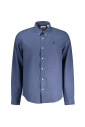 blauw-katoenen-slim-fit-overhemd
