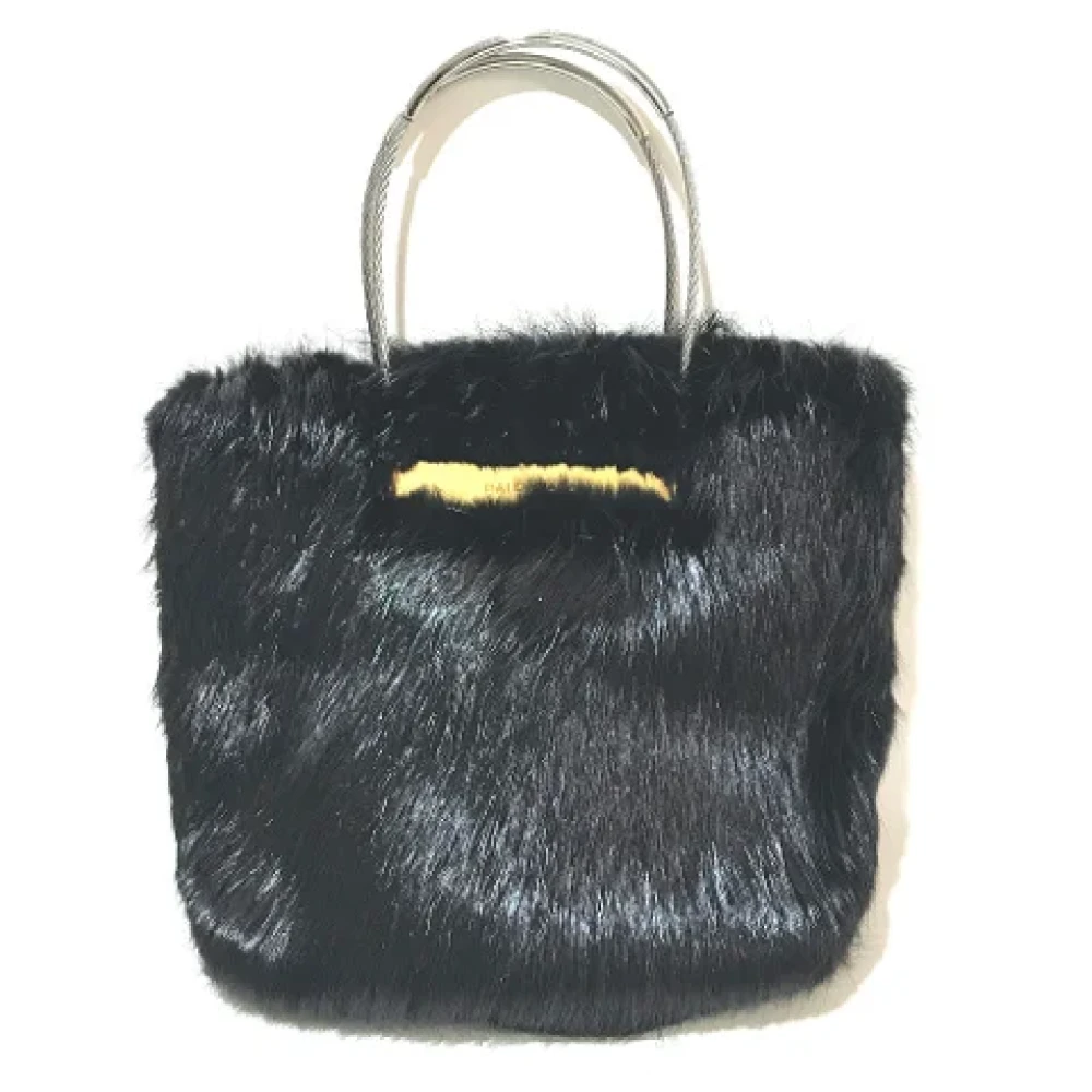 Balenciaga Vintage Pre-owned Fabric balenciaga-bags Black Dames