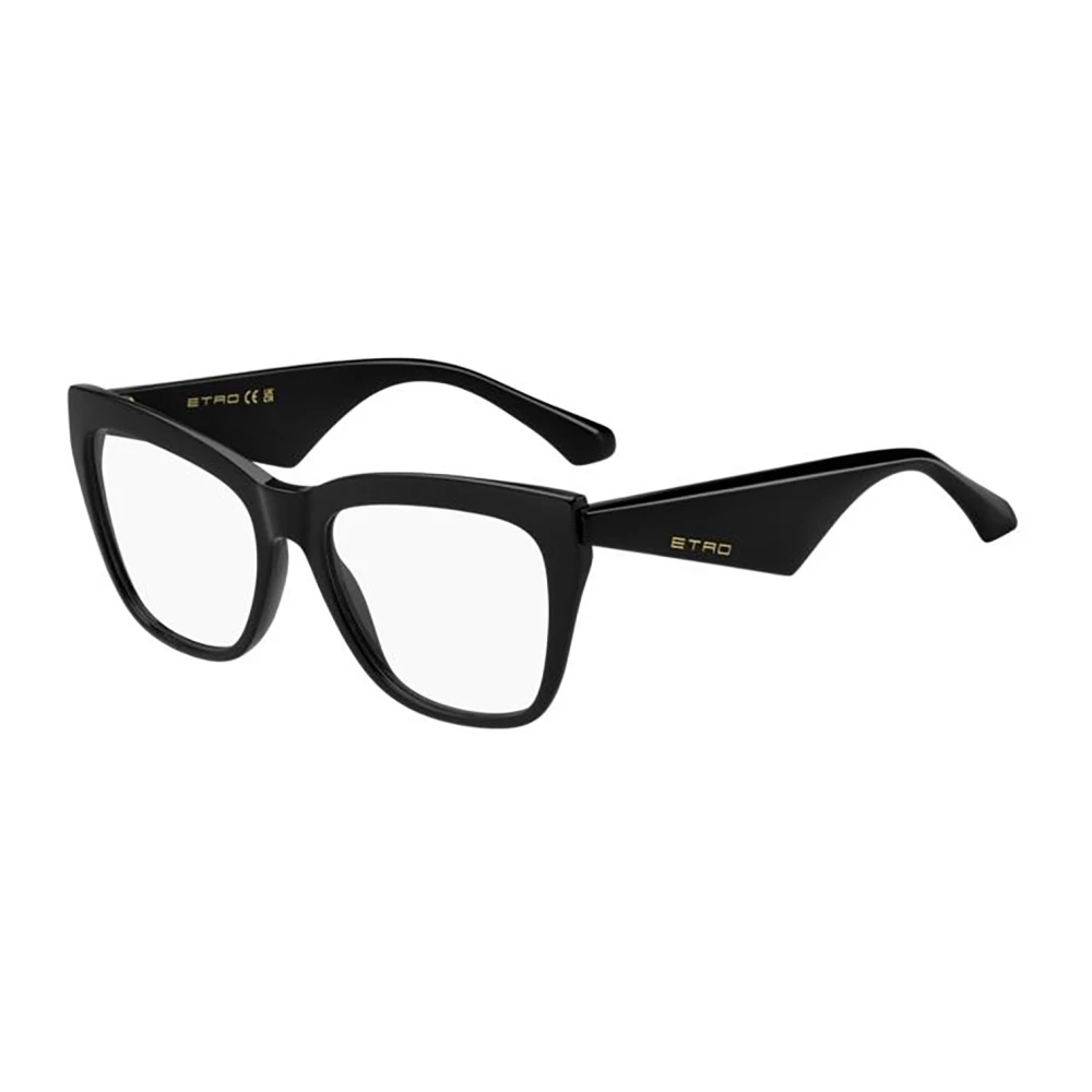 ETRO Zwarte Optische Monturen Elegante Stijl Black Dames