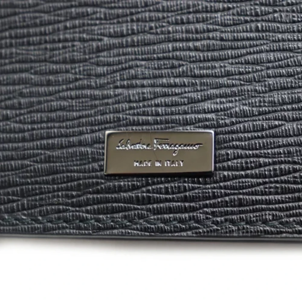 Salvatore Ferragamo Pre-owned Leather wallets Black Heren