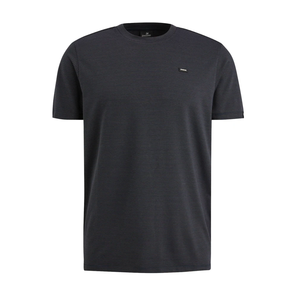 Vanguard Gestreept Crewneck T-shirt Blue Heren