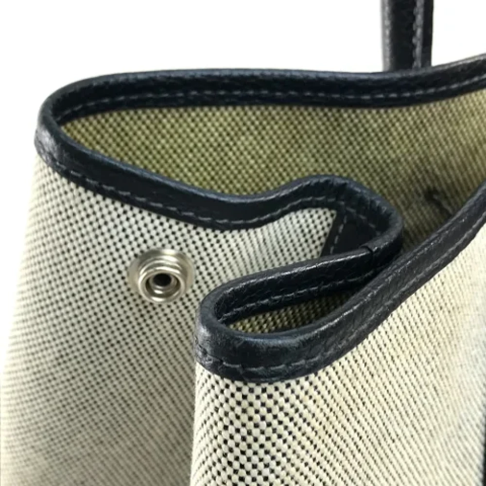 Hermès Vintage Pre-owned Fabric shoulder-bags Blue Dames