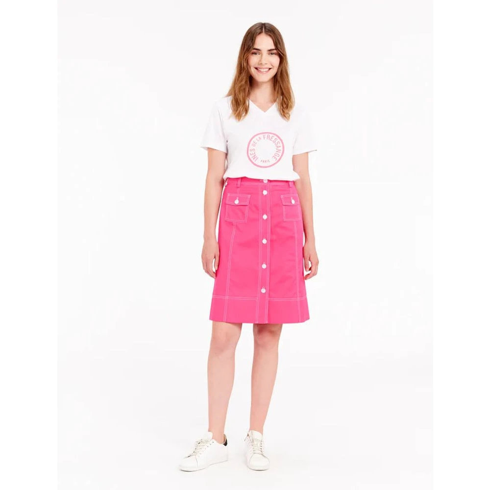 Ines De La Fressange Paris Rachel roze rok Pink Dames