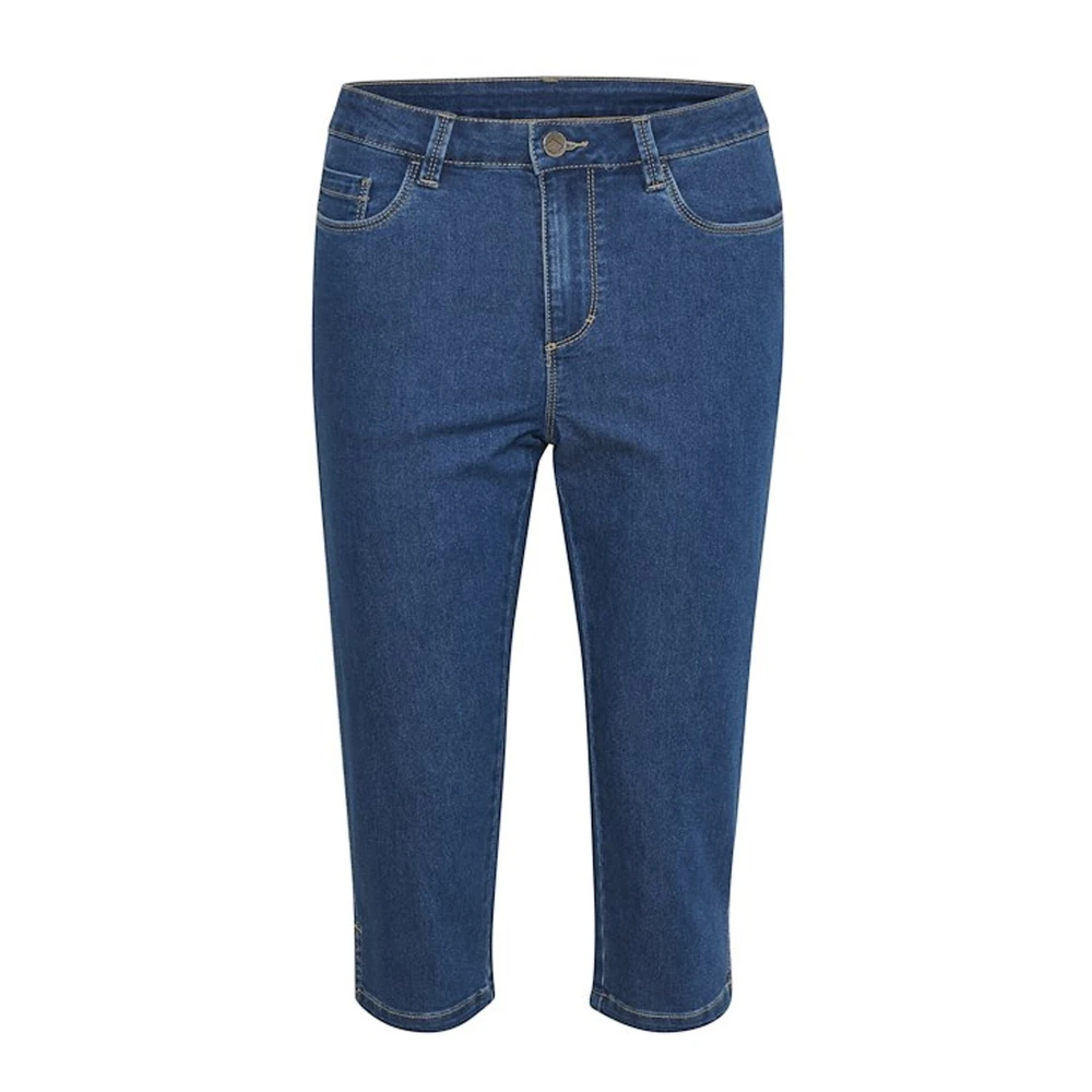 Jeans > Cropped Jeans - - Kaffe - Modalova