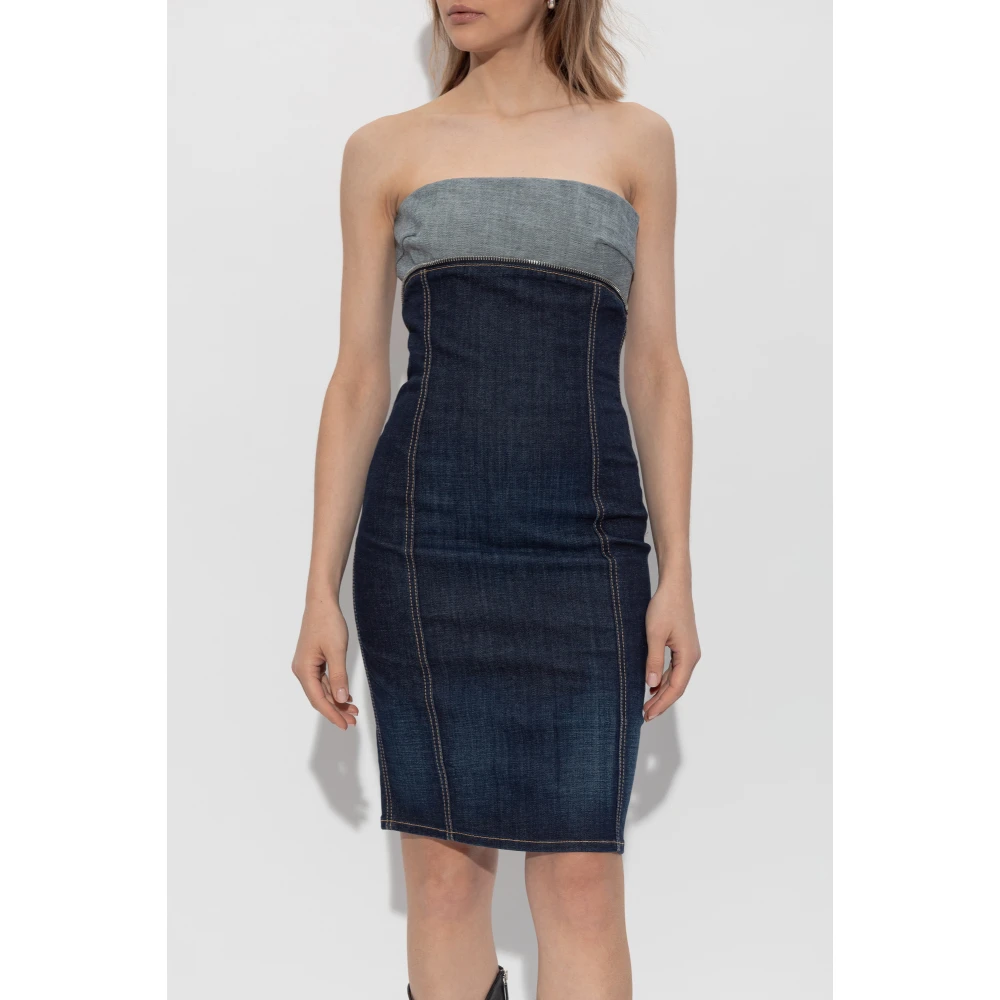 Dsquared2 Denim jurk Blue Dames