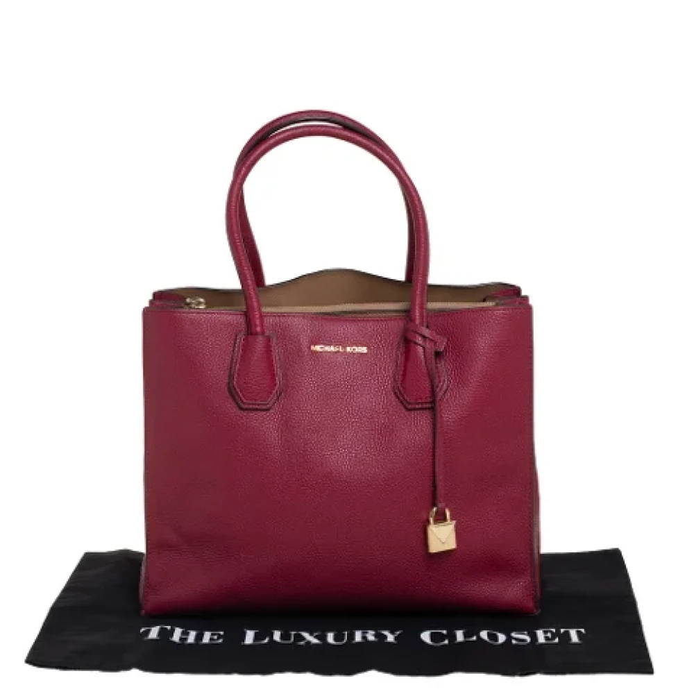 Michael Kors Pre-owned Leather totes Red Dames