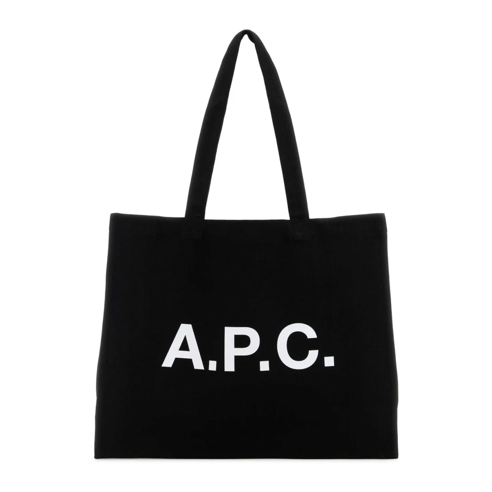 A.p.c. Unisex Black Diane Shopping Bag