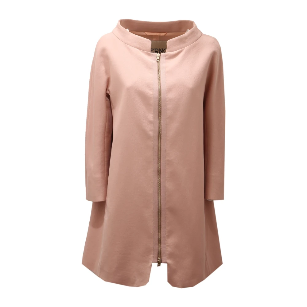 Herno Mujer Rosado Abrigos, Rosa, Talla: L