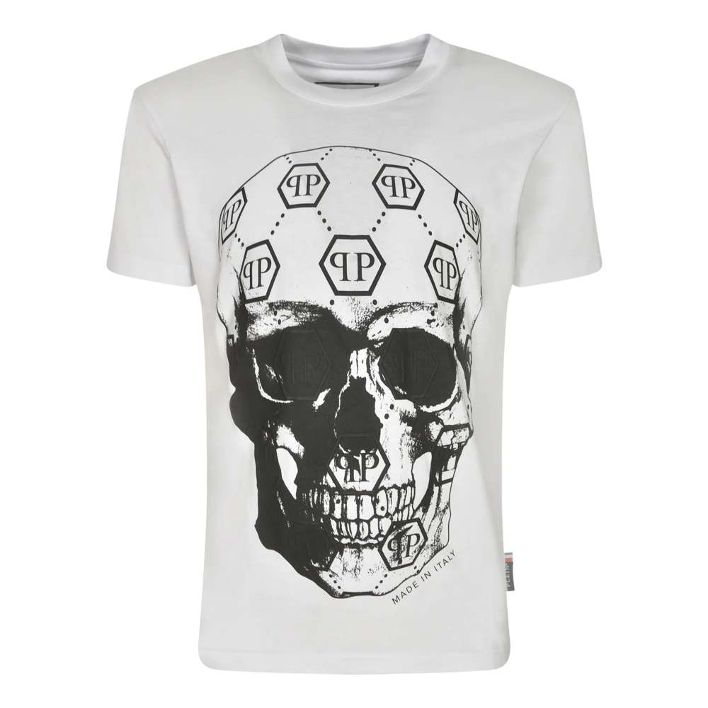 Philipp Plein Witte T-shirts en Polos White Heren