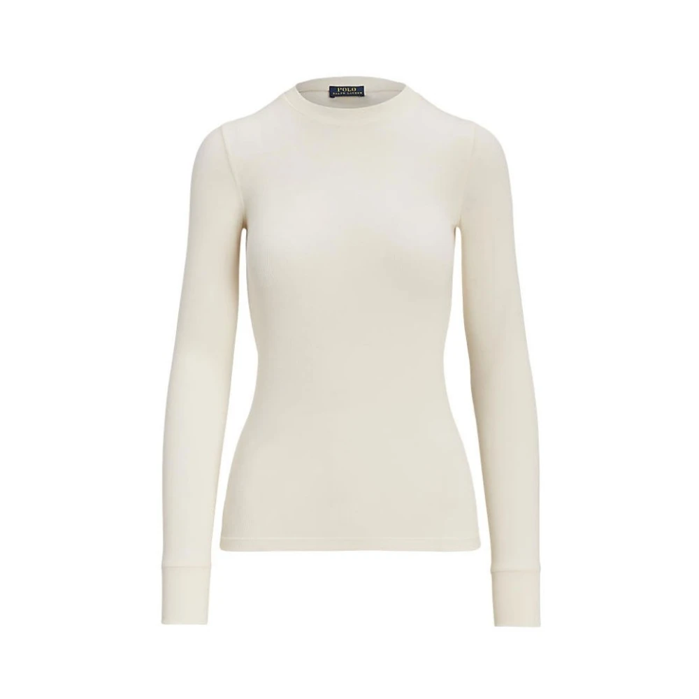 Ralph Lauren Stijlvol T-shirt voor mannen Beige Dames