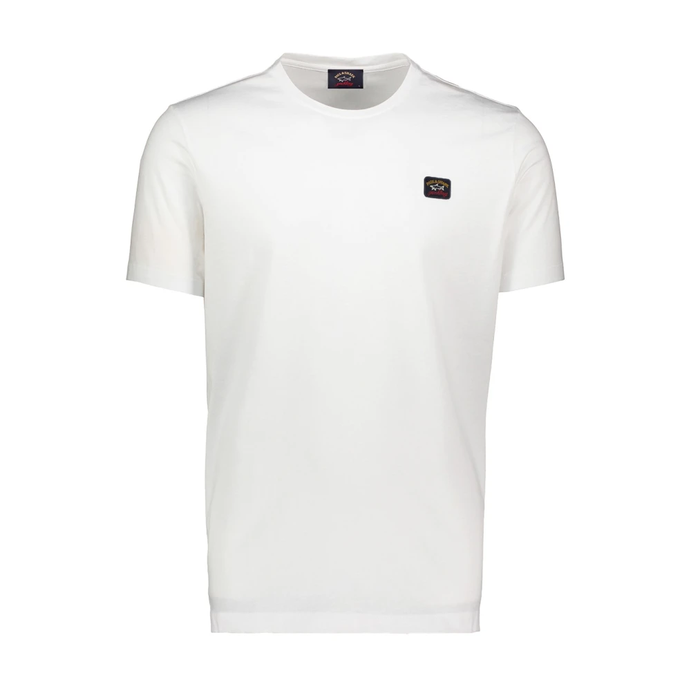PAUL & SHARK Wit Paul Shark T-Shirt T-Shirts White Heren