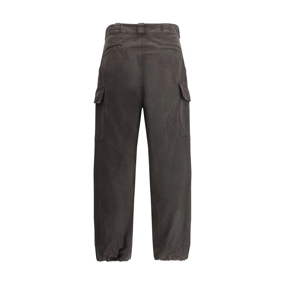 Prada Cargo Broek met Verstelbare Lengte Black Heren