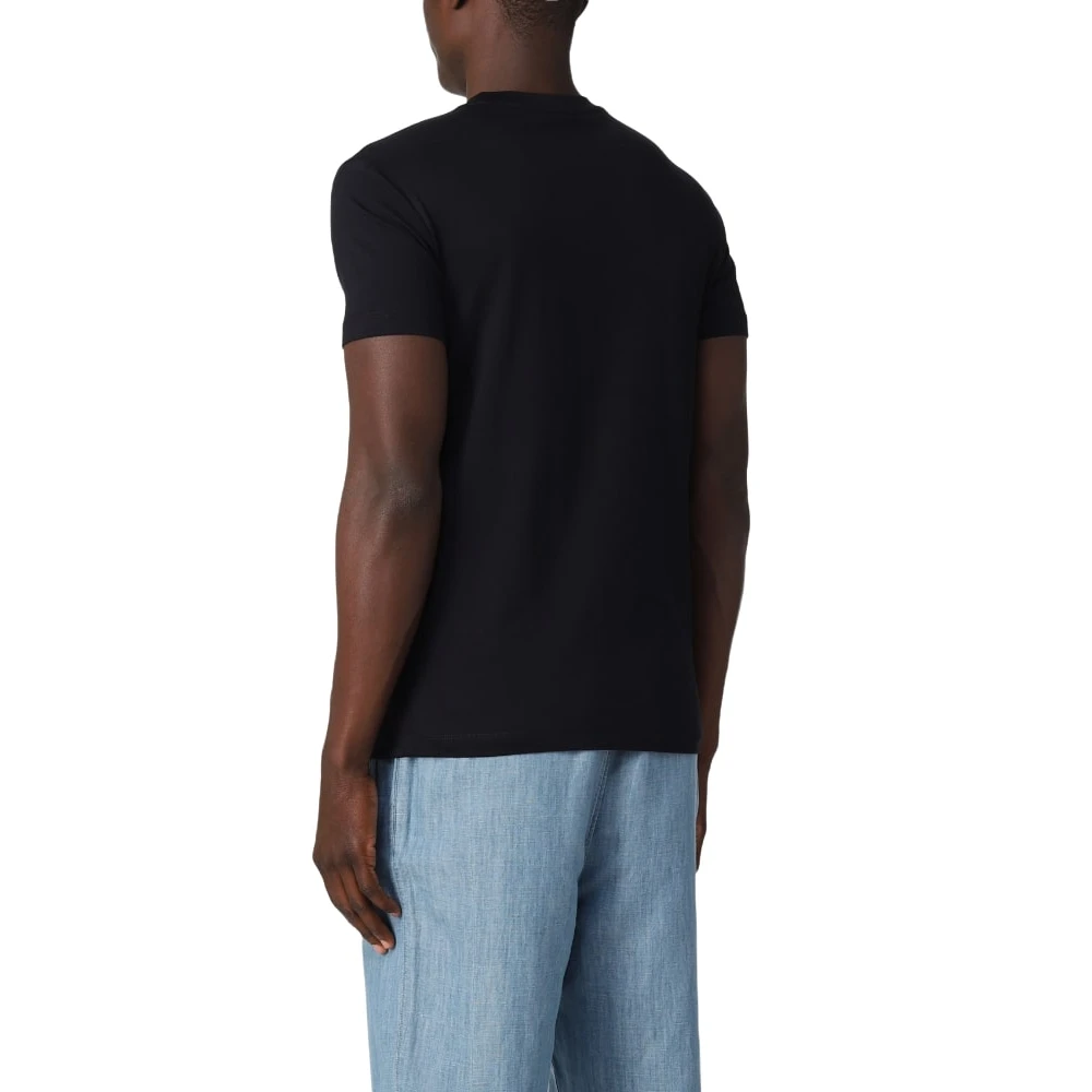 Emporio Armani Korte Mouw T-shirt Blue Heren