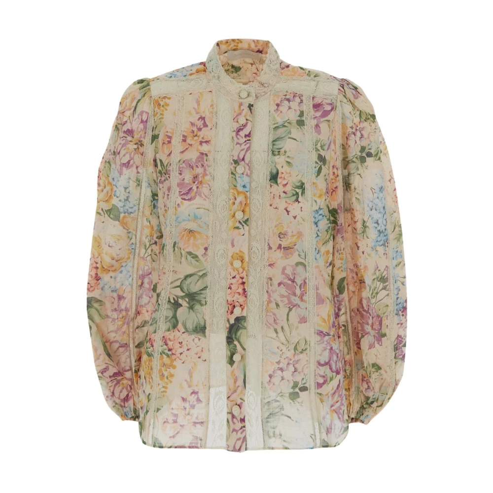 Zimmermann Kanten Katoenen Shirt Multicolor Dames