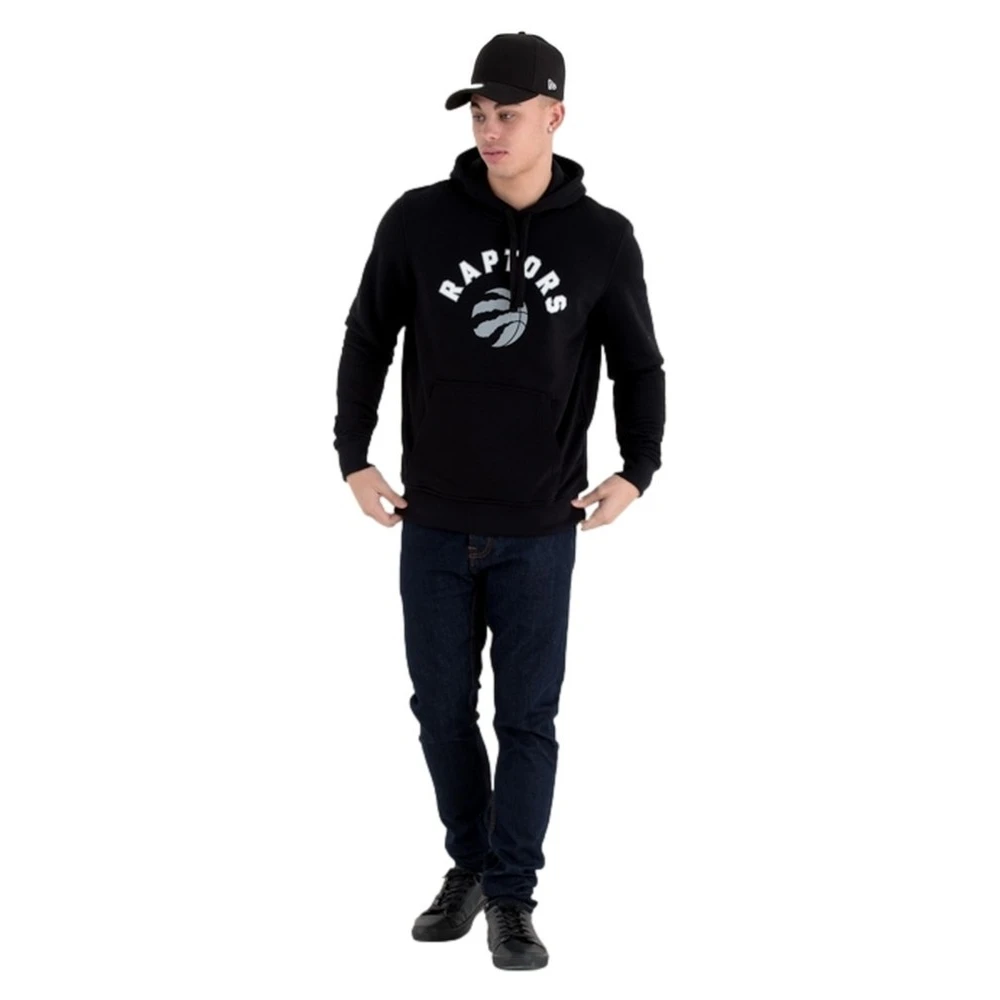 new era Raptors Team Logo Hoodie Black Heren