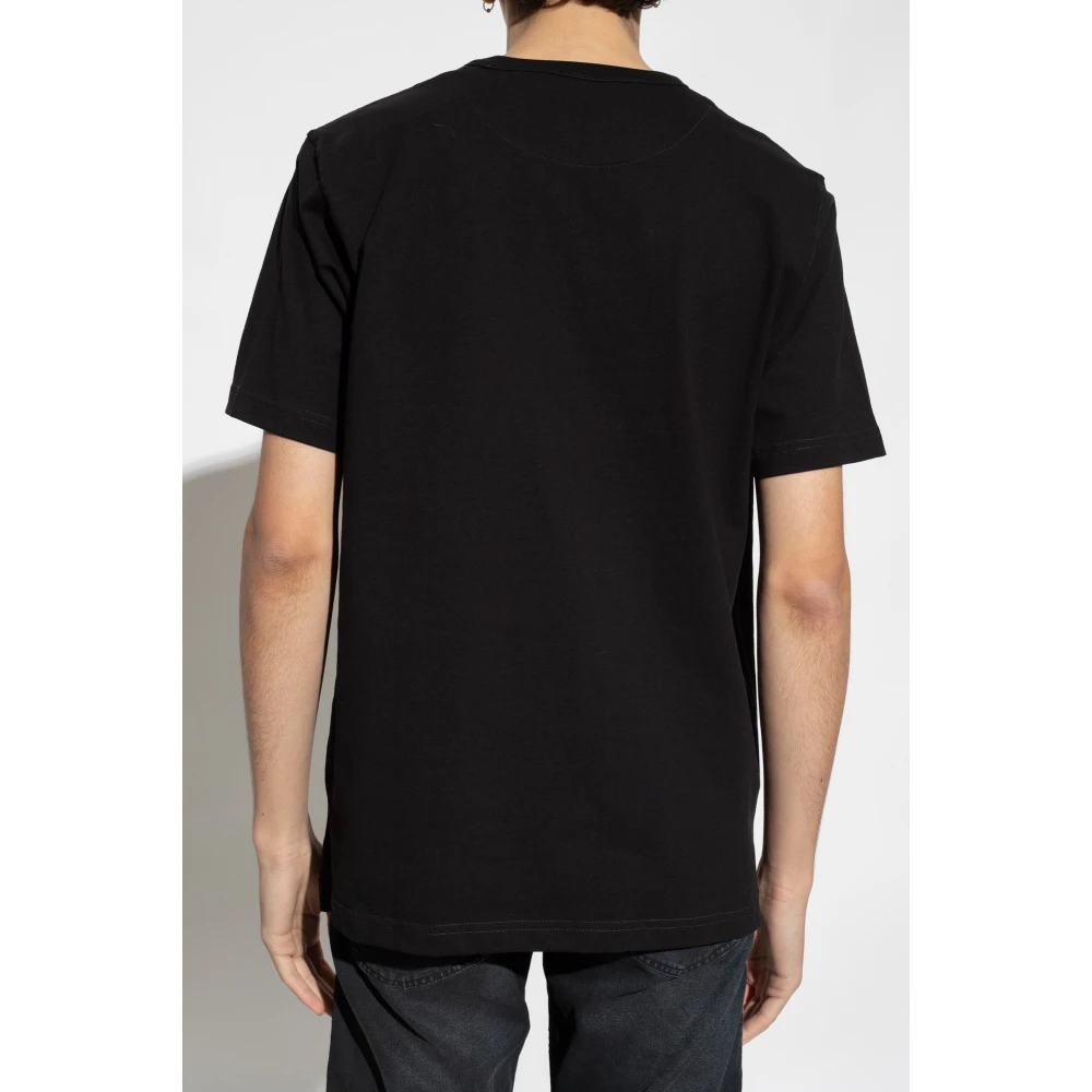 Diesel T-Justil-N1 T-shirt met print Black Heren