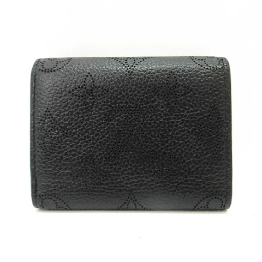 Louis Vuitton Vintage Pre-owned Leather wallets Black Dames