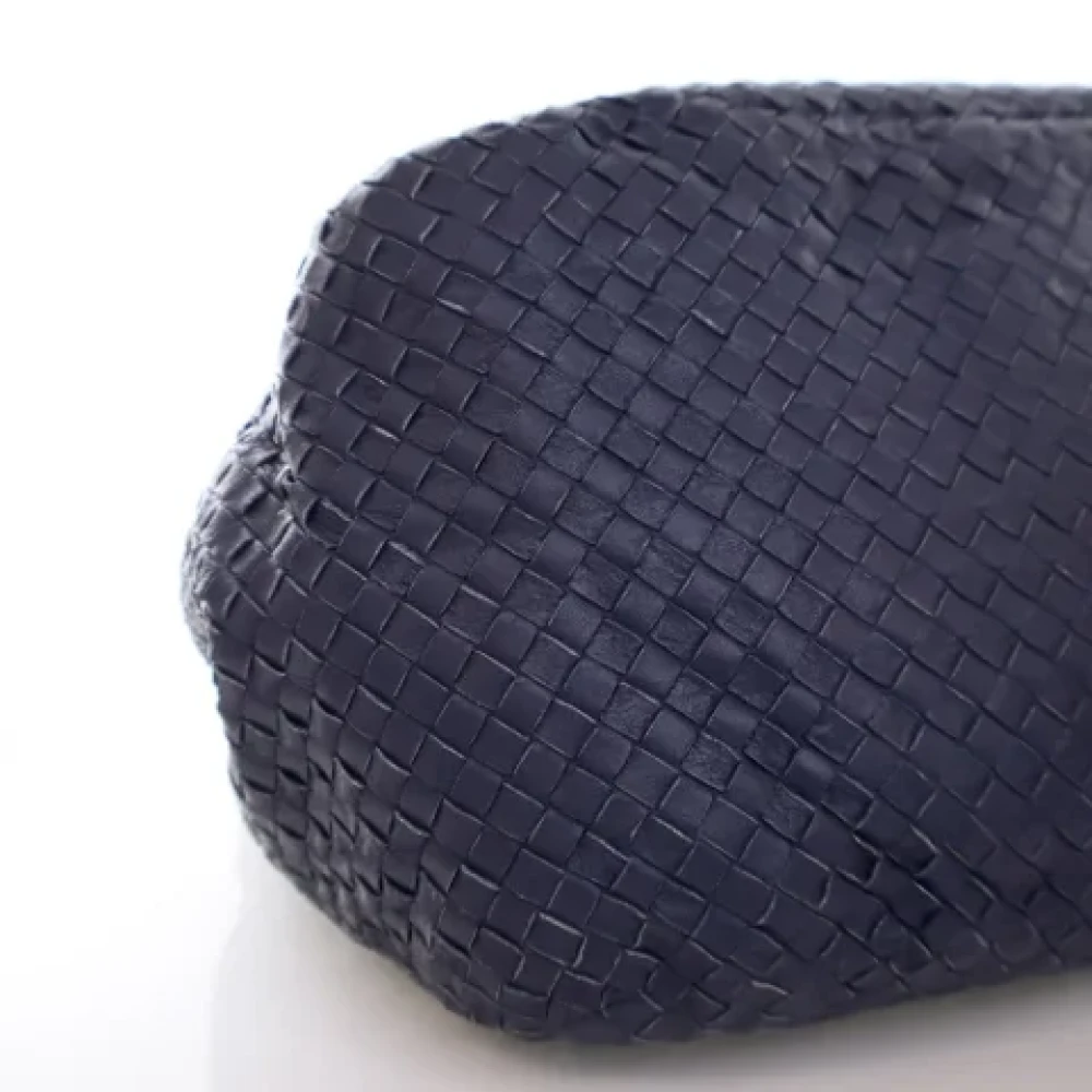 Bottega Veneta Vintage Pre-owned Leather handbags Blue Dames