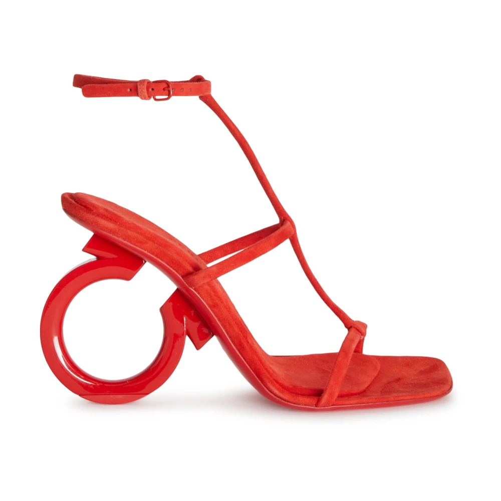 Shoes > Sandals > High Heel Sandals - - Ferragamo - Modalova