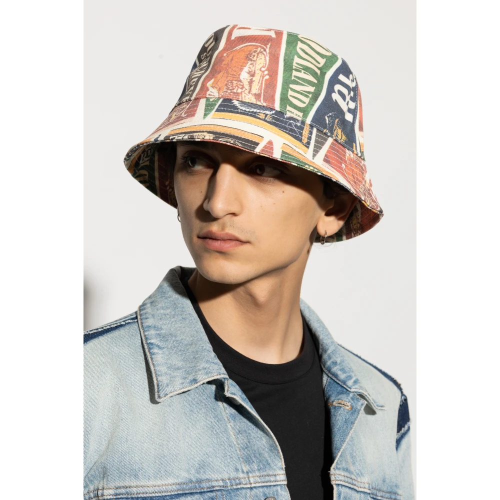 Rhude Hoed met print Multicolor Heren