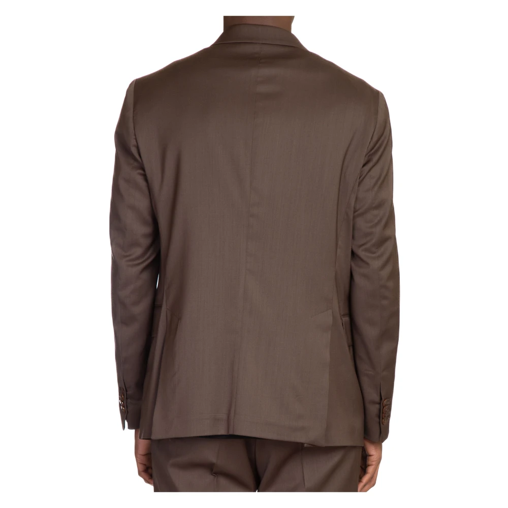 Costumein Single-Breast Blazer in 5650 Brown Heren