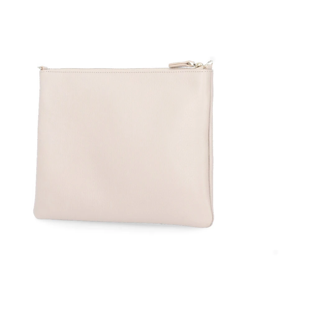 Coccinelle Roze Leren Pochette Schoudertas Pink Dames