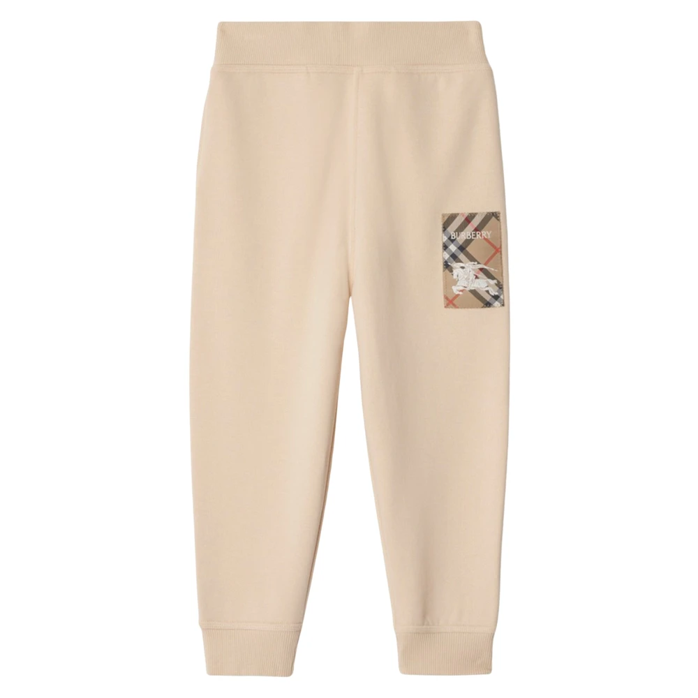 Burberry Unisex Kids Beige Girls Jackson Ekd Trousers In Ivory - Sweatpants - 10 Y - Kids