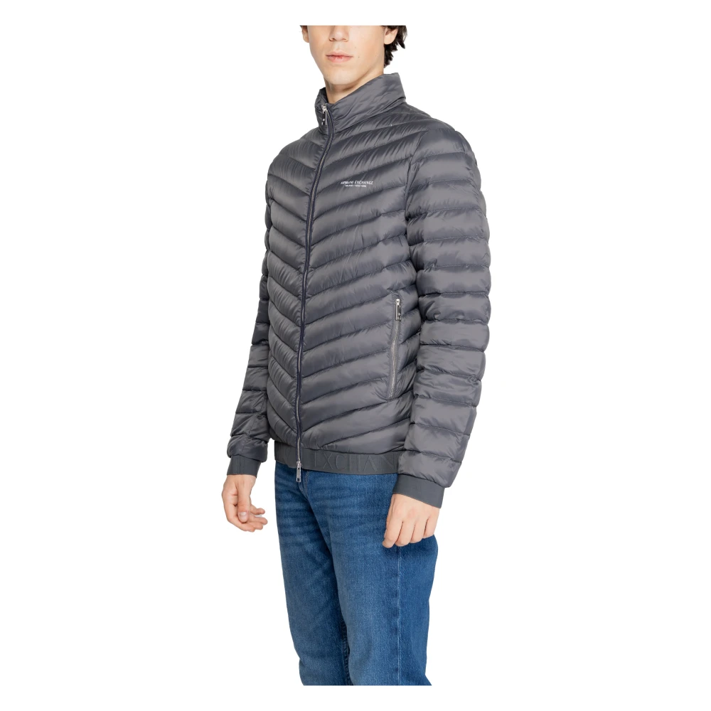 Armani Exchange Winter Donsjas Heren Collectie Gray Heren