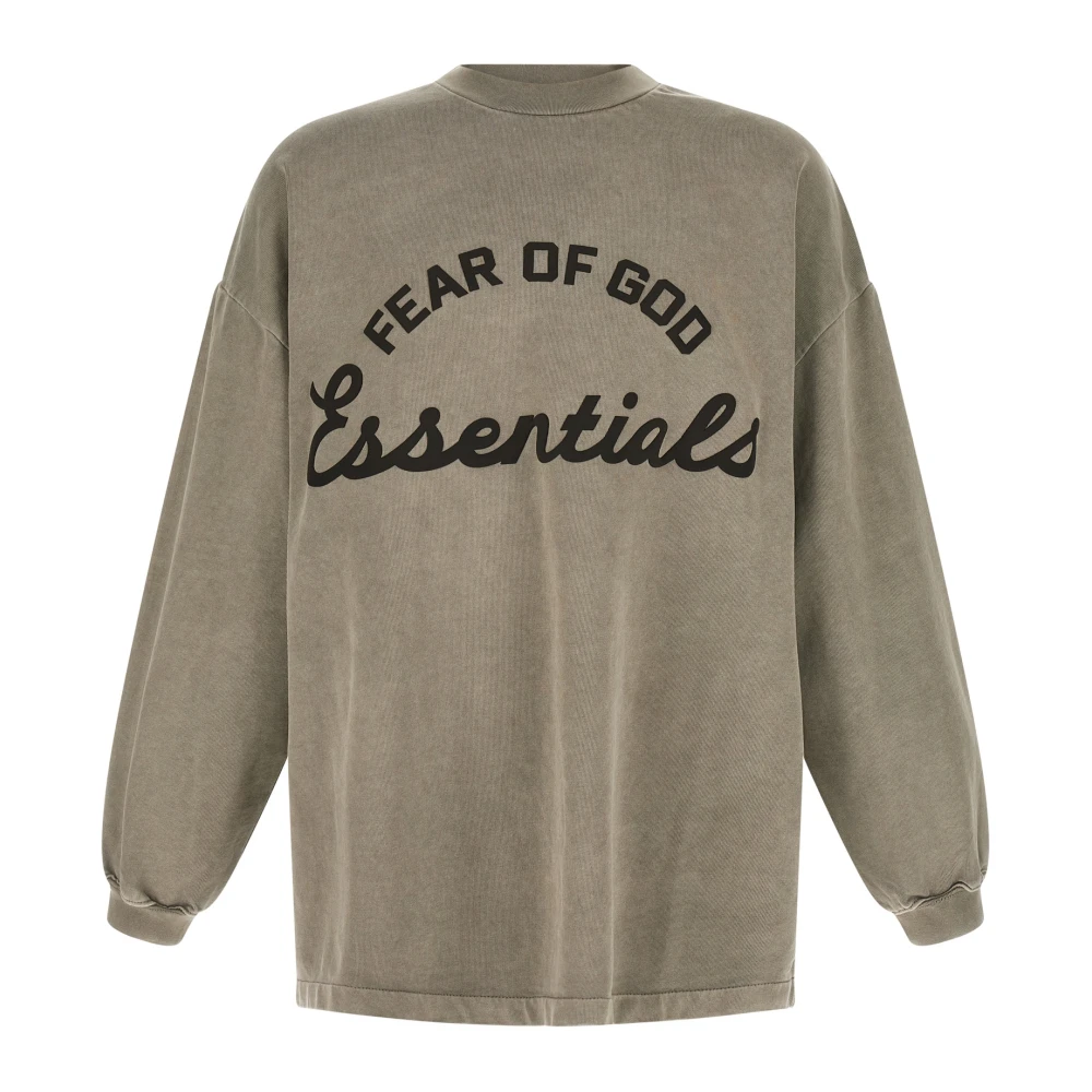 Fear Of God Men's Gray Long Sleeve T-Shirts, L, Training 90S Long Sleeve Tee
