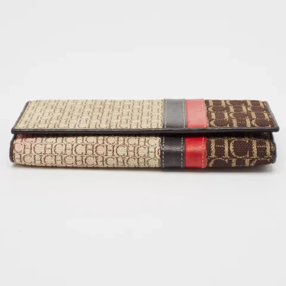 Carolina Herrera Pre-owned Canvas wallets Multicolor Dames
