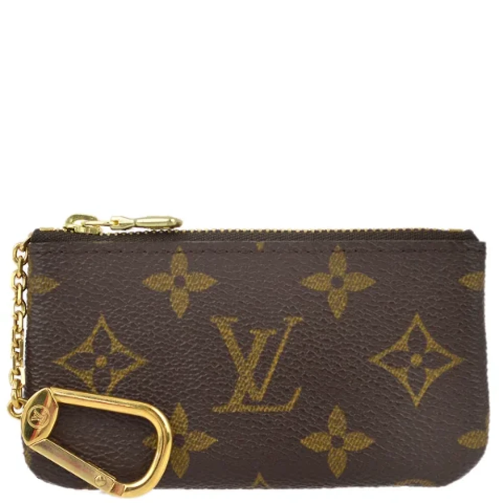 Louis Vuitton Vintage Pre-owned Leather pouches Brown Dames
