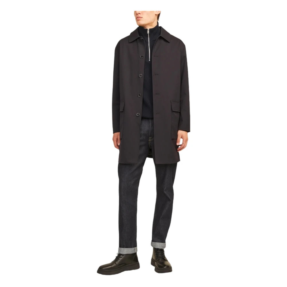 jack & jones Mannen Gebreide Kleding Collectie voor Herfst Winter Black Heren