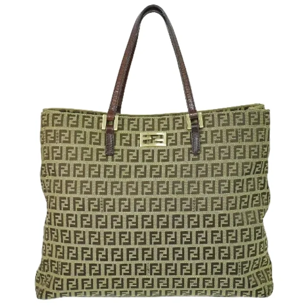 Fendi Vintage Pre-owned Canvas totes Brown Dames