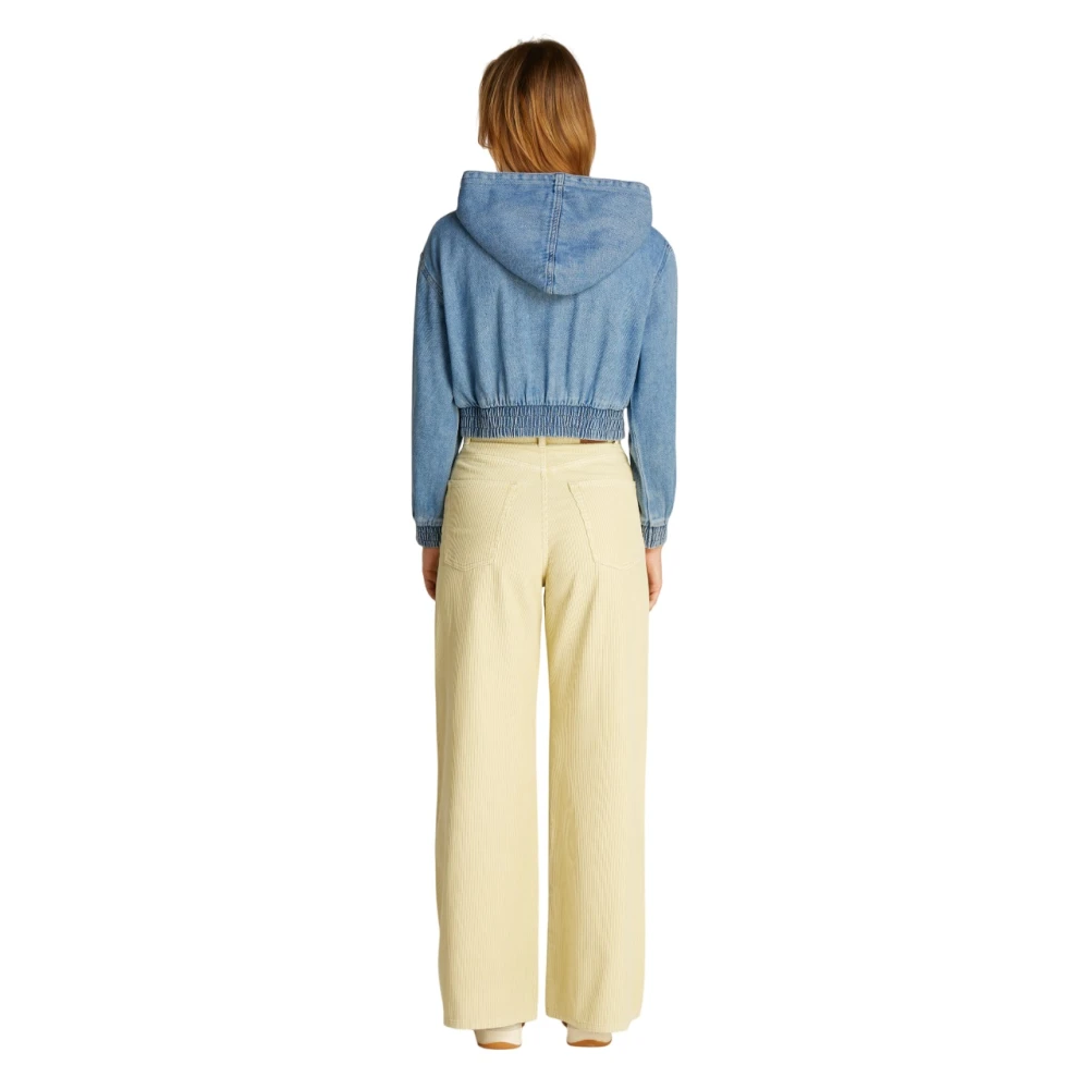 Tommy Jeans Blauwe Sweatshirt voor Vrouwen Blue Dames
