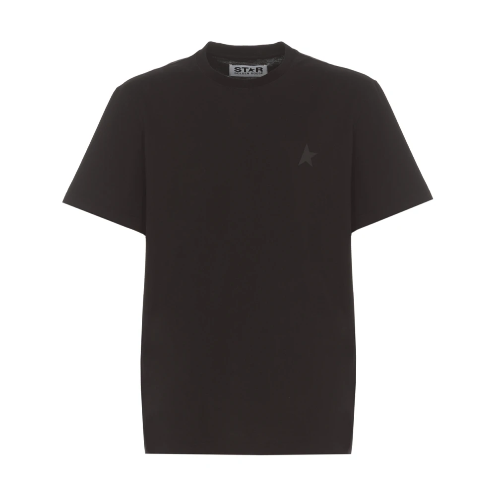 Golden Goose Men's Black T-Shirts, Xl, Regular Fit Journey T-Shirt