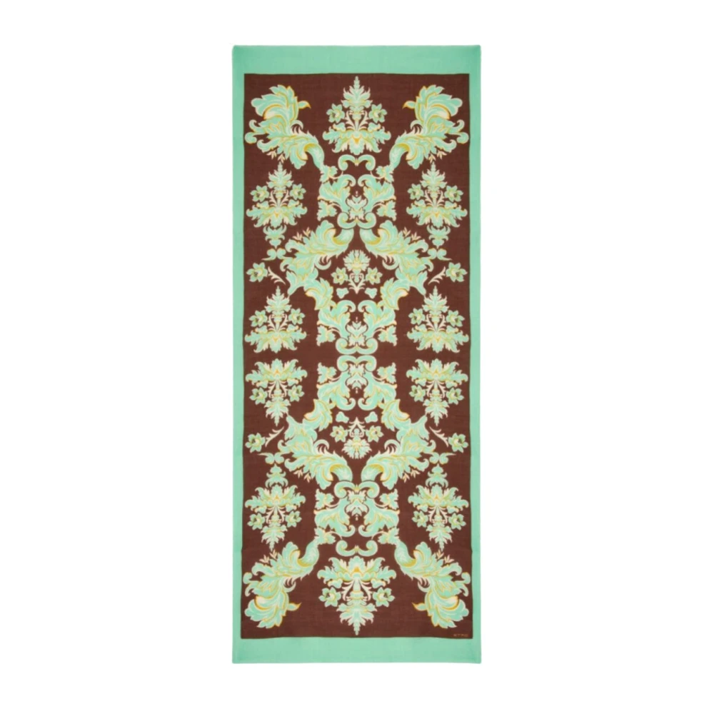 ETRO Venus Print Kasjmier Zijden Sjaal Multicolor Dames
