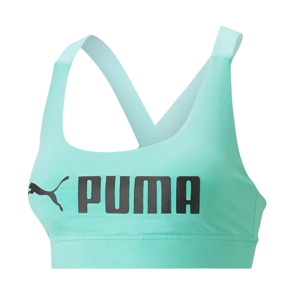 Puma Bovenstuk Medium Impact Training Bh Green Dames