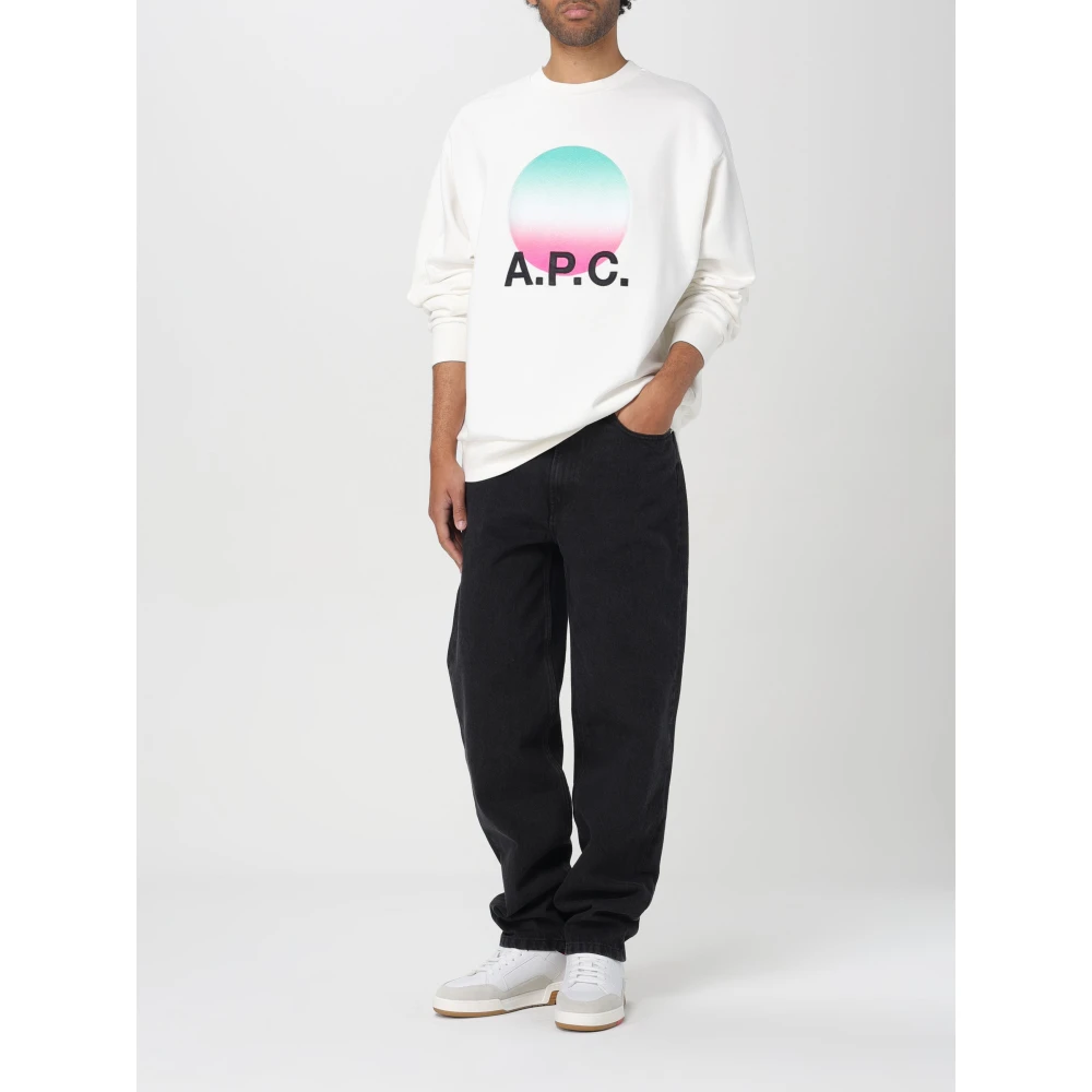 A.p.c. Truien voor dames: Zacht Stijlvol & Comfortabel Beige Heren