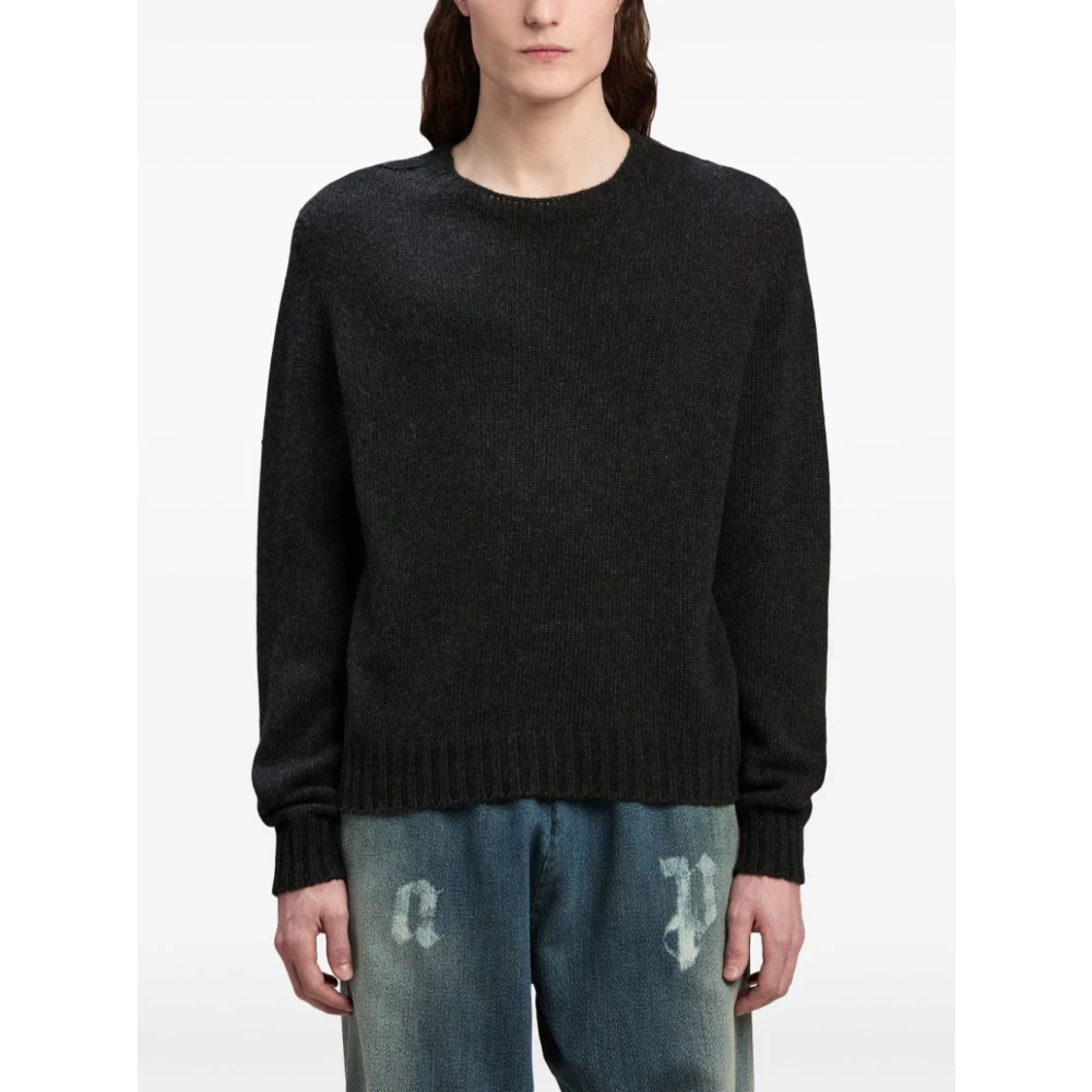 Palm Angels Grijze Sweaters voor Stijlvolle Look Gray Heren