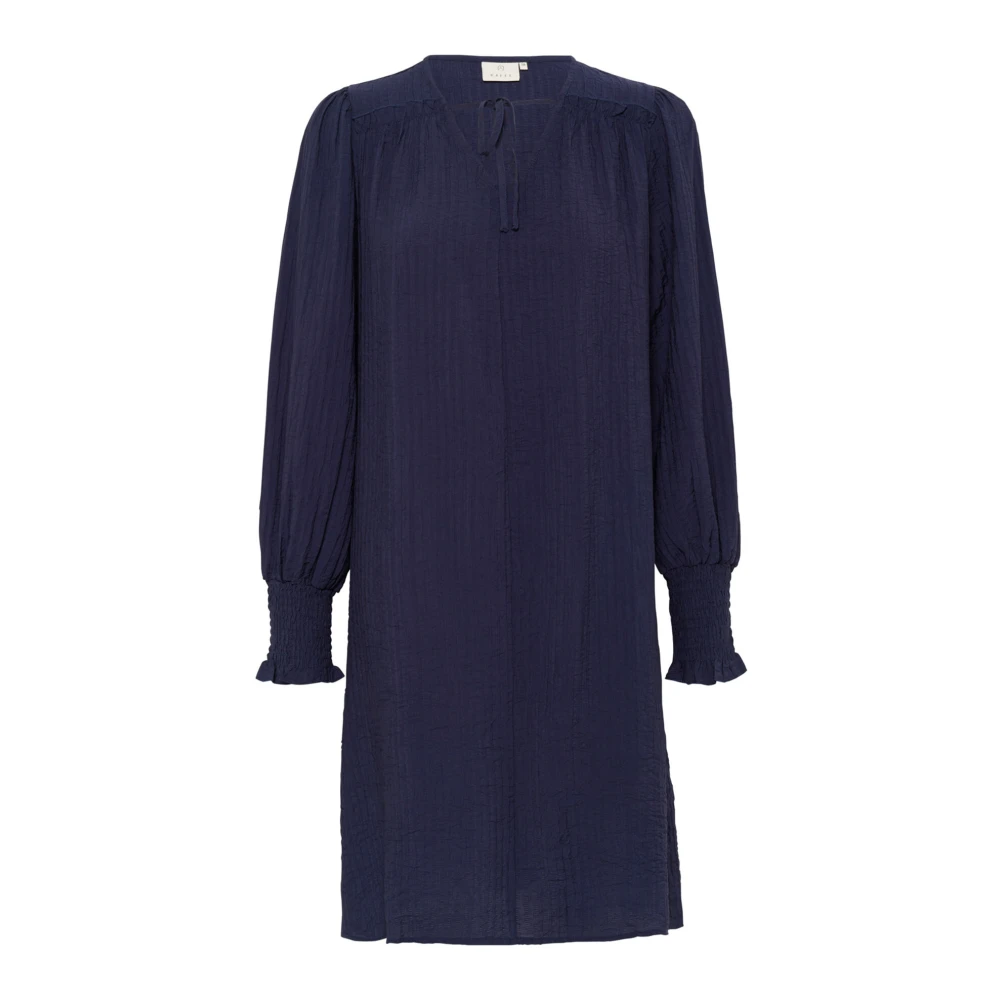 Kaffe Women's Blue Short Dresses,, Midnight Marine Feminine Dress 2XL