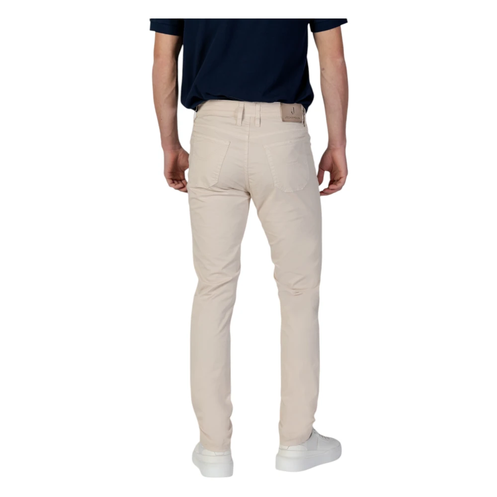 Jeckerson Slim Pants Lente Zomer Collectie Katoen Beige Heren